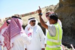 نائب وزير النقل يقف على مشروعات منطقة الباحة