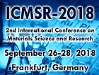 2nd International Conference on  Materials Science and Research	