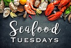 أفخم المأكولات البحرية كل ثلاثاء في مطعم 