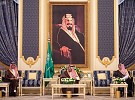 Custodian of the Two Holy Mosques Receives Media Minister and Officials