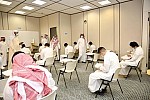 رئيس جامعة الملك سعود يقف على الإجراءات الاحترازية التي تطبقها الجامعة مع بدء الاختبارات الفصلية