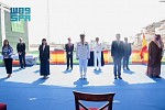  قائد القوات البحرية الملكية السعودية يرعى مراسم تعويم سفينة جلالة الملك 