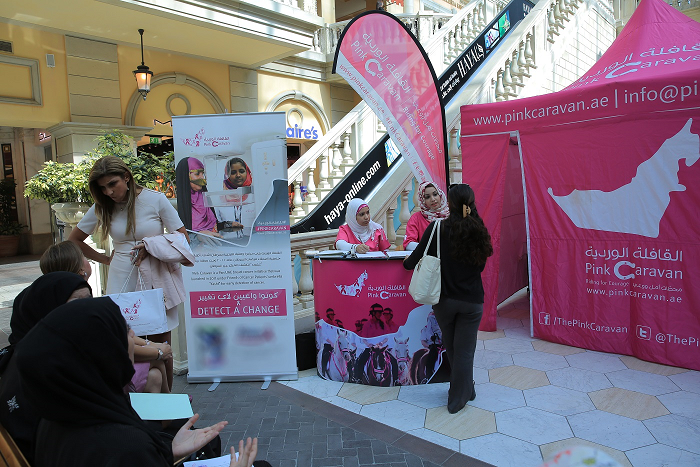 breast cancer awareness activities Southwest asian countries