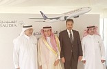 Saudia welcomes new Boeing with fanfare