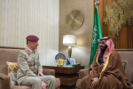 Crown Prince meets British senior defense advisor to the Middle East