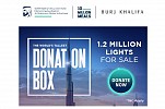 Over 180,000 lights shine on Burj Khalifa after donations pour in first 24 hours