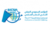 The 2nd Saudi International Conference on Scientific Publishing 2015