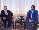 الأمير محمد بن سلمان يجتمع مع مسؤولي «سكس فلاجز» الترفيهية