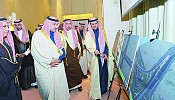 أمير الرياض يطلع على تصاميم الجزء الغربي من طريق الملك عبدالله