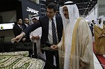 His Excellency Sultan bin Saeed Al Mansouri, Minister of Economy, was welcomed to the DAMAC Properties' stand by Ziad El Chaar