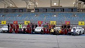 Saudi Arabia Ferrari Owners at Bahrain International Circuit  for an action