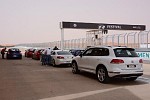  Volkswagen selection of models tested at Al-Reem international circuit in Riyadh