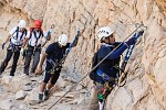 اختبارالمسار الانزلاقي على أعلى سلسلة جبال في دولة الإمارات 