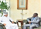 أمين عام مجلس الغرف السعودية يبحث مع القائم بأعمال سفارة غانا التعاون الاقتصادي المشترك