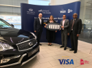 Lucky shoppers clinch Visa Impossible Deals and drive home luxury cars