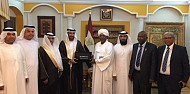 فخامة الرئيس السوداني يلتقي وفد محاكم دبي الزائر