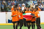 شباب الإمارات الفائزين في منصة أبطال دو  يُزينون سماء الكامب نو بعلم الإمارات