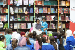 مؤسسة كلمات لتمكين الأطفال توزع 1000 كتاب في المخيم الإماراتي الأردني