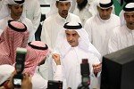سيف بن زايد وصقر غباش يزوران جناح وزارة الداخلية السعودية في معرض جيتكس 2017