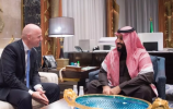 Crown Prince, FIFA president discuss cooperation