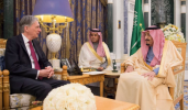 Custodian of the Two Holy Mosques Receives British Chancellor of Exchequer