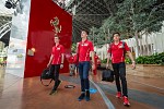 Ferrari World Abu Dhabi welcomed Ferrari Driver Academy Teammates