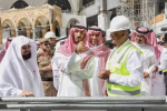 أمير مكة بالنيابة يتفقد مشروع تأهيل بئر زمزم.. و90% هي نسبة الإنجاز