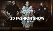 3D fashion show by Lexus