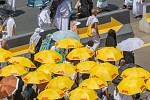 مئات آلاف المظلات قدمتها دي إتش إل اكسبريس المملكة العربية السعودية للحجاج هذا الموسم