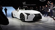 Lexus LC Convertible Concept Makes World Debut in Detroit