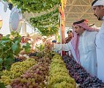 His Highness the Emir of Qassim visits the grape festival in its sixth version in the crusade and honors the shepherds and participants