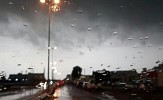 هطول أمطار متفرقة على مختلف أنحاء العاصمة الرياض