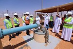 الوزير الفضلي يتفقد سير العمل بمشروع نقل المياه المحلاة إلى محافظة الخرج ومحطتي سعد 1 وسعد 2