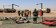 تجربة طوارئ افتراضية ناجحة بمطار الملك خالد الدولي بالرياض