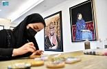 Saudi artist makes portrait of crown prince using gemstones from Jabal Tuwaiq