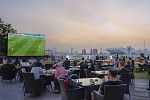 Football fans unite to cheer their favourite football teams at the Football Deck by Belgian Café Dubai Festival City 