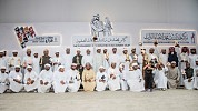 Mohammed bin Rashid Falconry Cup crown winners in the Sheikhs category