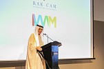 Ruler of Ras Al Khaimah H.H. Sheikh Saud bin Saqr Al Qasimi attends the opening of the 14th IWAM event 