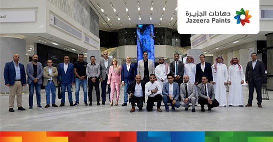 At its newest showrooms in Riyadh, Jazeera Paints holds a forum for Egyptian engineers. 