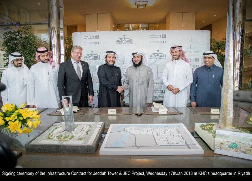 Jeddah Tower and Jeddah Economic City Project starts the mega works of its infrastructure