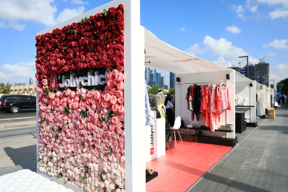 Jollychic pop up store at Dubai Fashion Days showcases