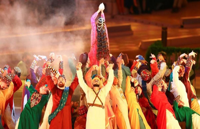 The Expo 2020 opened with a colourful ceremony on Thursday evening