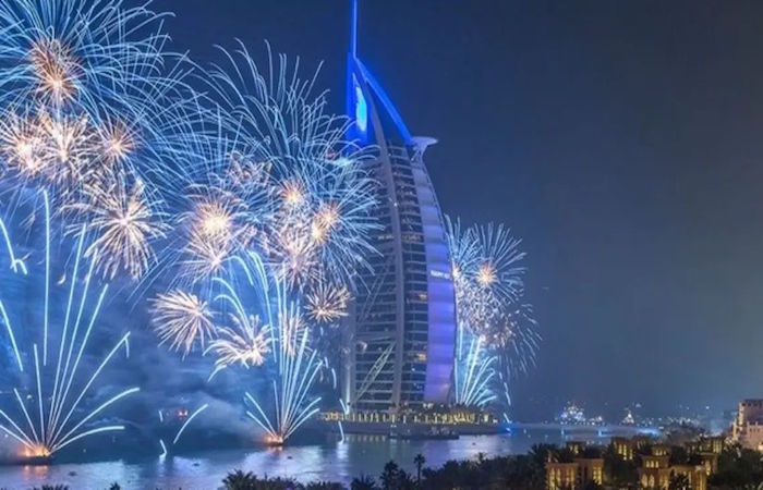 New Year's Eve celebrations are planned at Dubai's Burj Al Arab