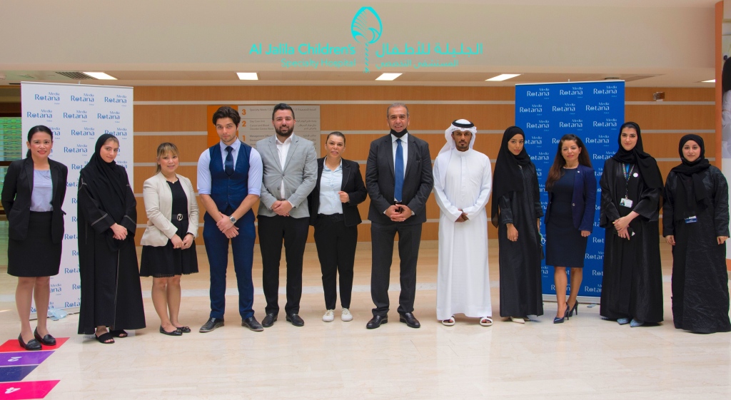 Media Rotana, Dubai organizes a visit to Al Jalila Children’s Specialty