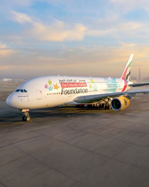 Emirates Airline Foundation unveils dedicated A380 livery - Eye of Riyadh