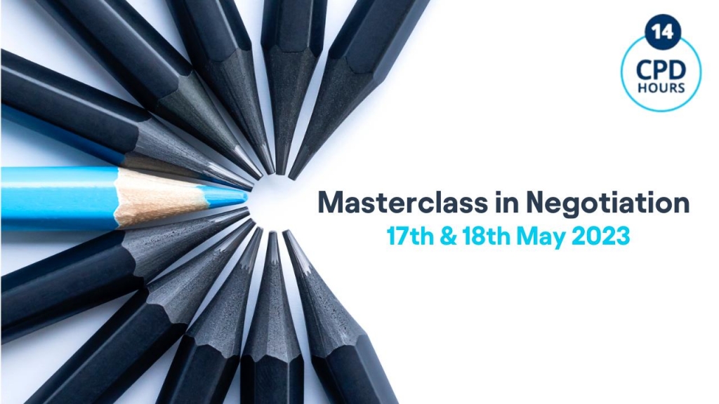 Masterclass in Negotiation (2 Days)