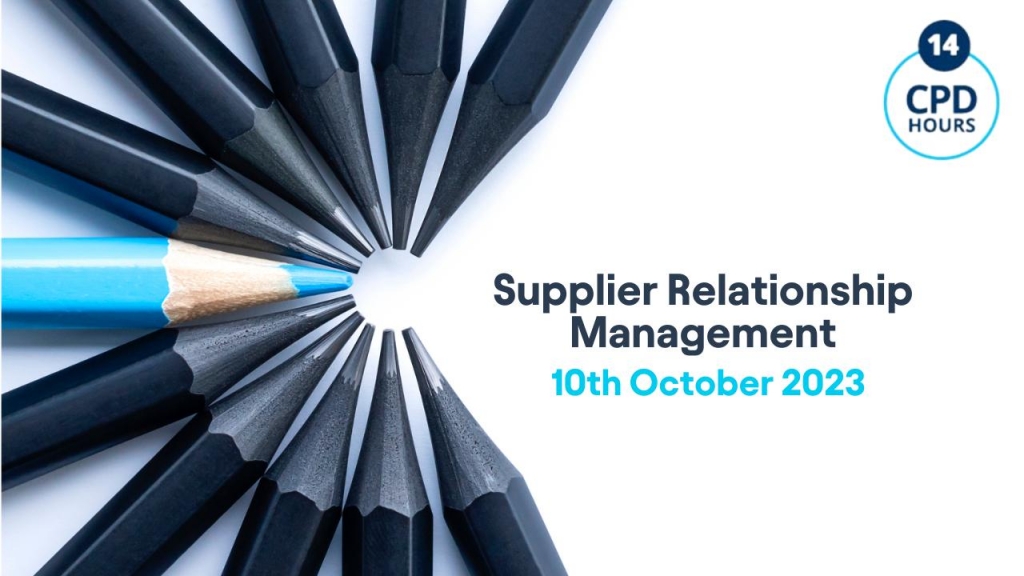 Supplier Relationship Management (1 Day)