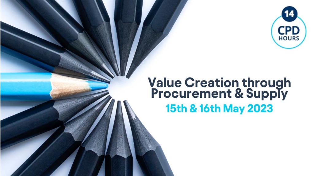 Value Creation through Procurement and Supply (2 Days)